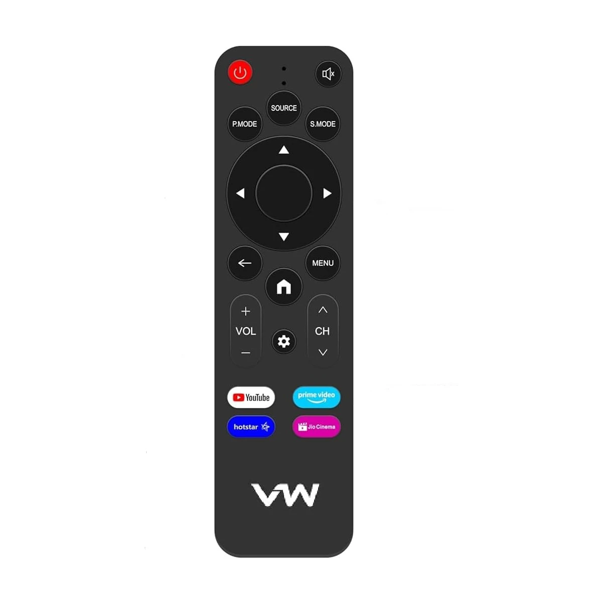 VW Smart Led Tv Remote Control Compatible Model ,VW40C3 VW43C3