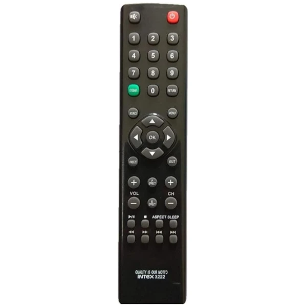 Intex Smart led/LCD Tv Remote Control (NO Voice Command)(Same Remote Only Will Work)(Before Buy Check All Images)