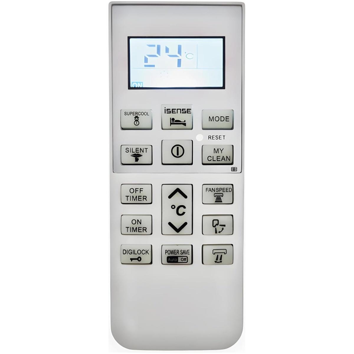 Compatible for Hitachi Split Air CoCompatible for Hitachi Split Air Conditioner Remote Control with Backlight [ AC-168 ]nditioner Remote Control with Backlight [ AC-168 ]