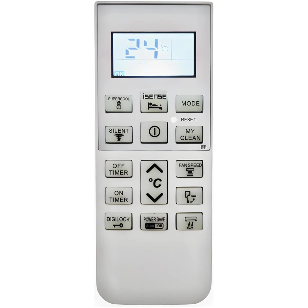 Compatible for Hitachi Split Air CoCompatible for Hitachi Split Air Conditioner Remote Control with Backlight [ AC-168 ]nditioner Remote Control with Backlight [ AC-168 ]