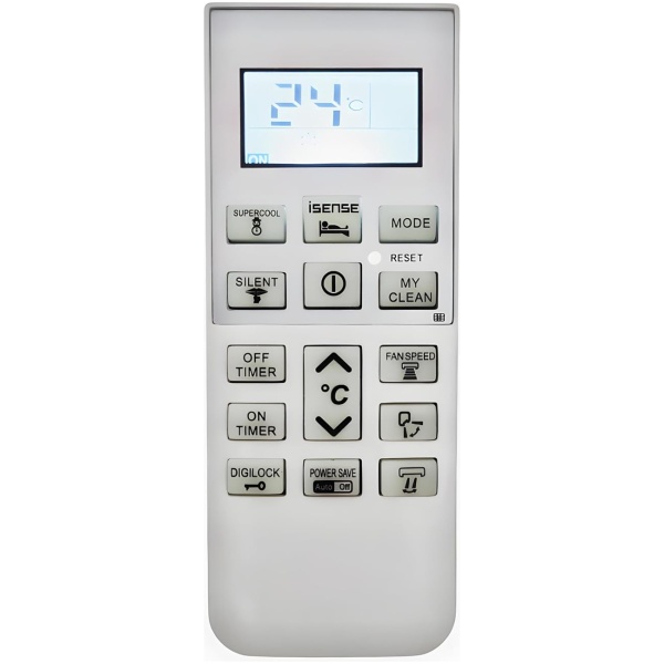 Compatible for Hitachi Split Air CoCompatible for Hitachi Split Air Conditioner Remote Control with Backlight [ AC-168 ]nditioner Remote Control with Backlight [ AC-168 ]