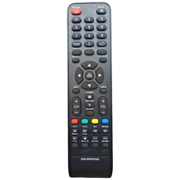 2200-EPRWORL 220T-EPR0C0 Compatible Remote Control for Sony /Worldtech/TAKAI LCD LED TV