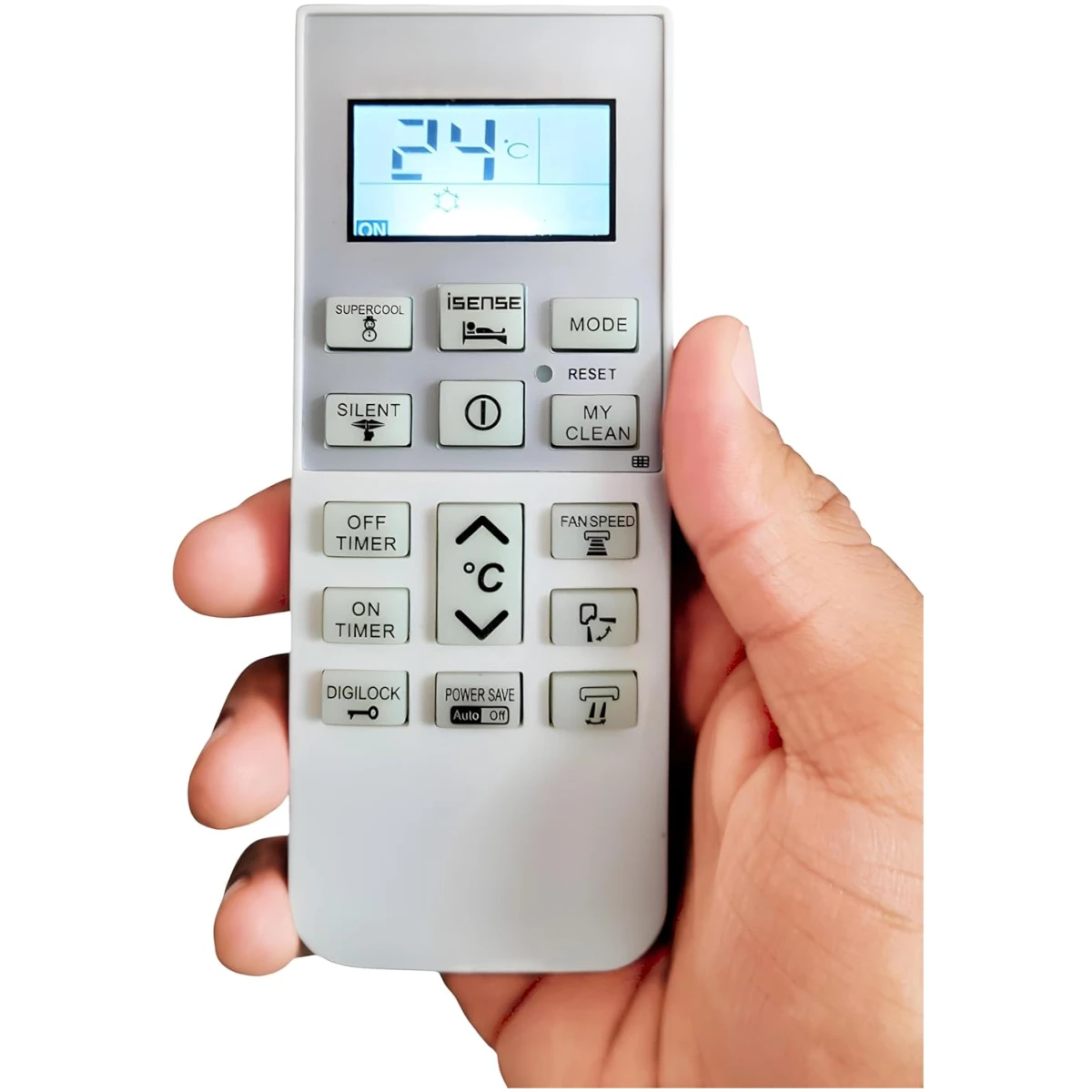 Compatible for Hitachi Split Air CoCompatible for Hitachi Split Air Conditioner Remote Control with Backlight [ AC-168 ]nditioner Remote Control with Backlight [ AC-168 ] - Image 2