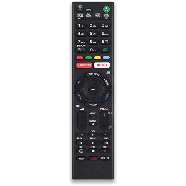 Remote Control For Sony Smart/Android Tv Remote With Ott Keys
