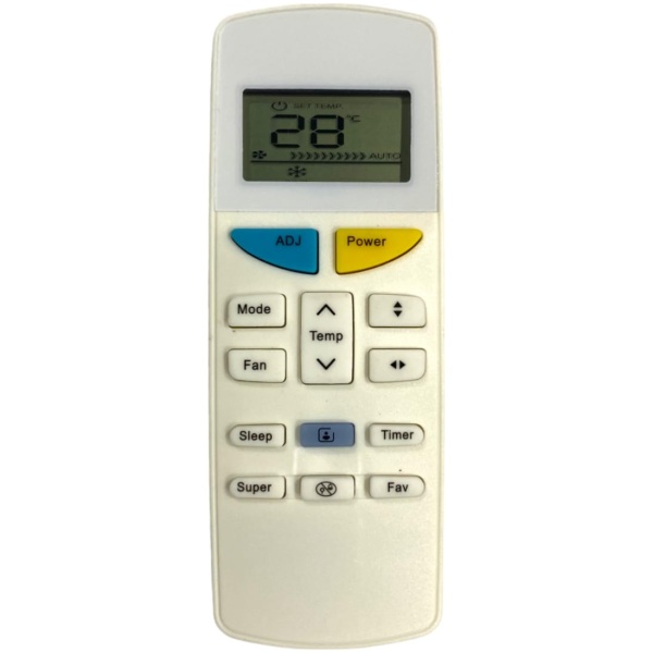AC Remote No. 255 (No Backlight), Compatible/Replacement for Bluestar AC Remote Control (Exactly Same Remote Will Only Work)