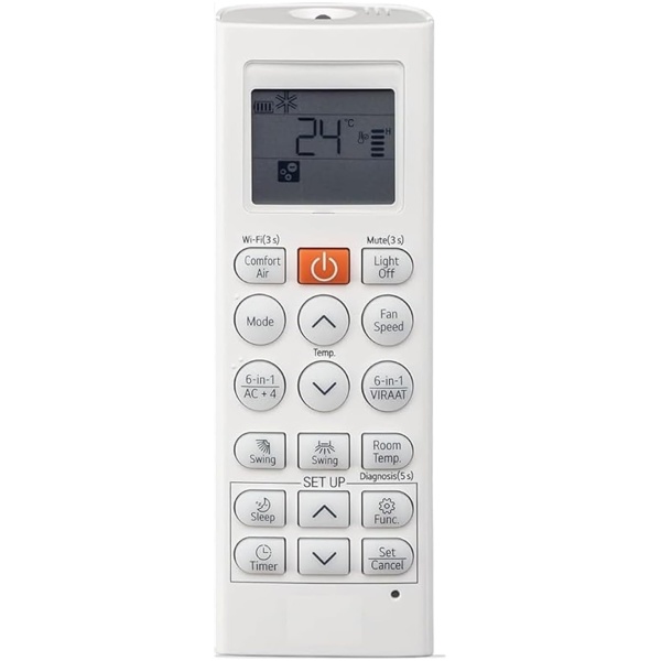 Original AC Remote  for LG 5 Star Dual Inverter 1.5 Ton AC Remote 6IN1 VIRAAT Mode