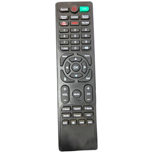 remote control compatible for dynora / bpl / intex led tv