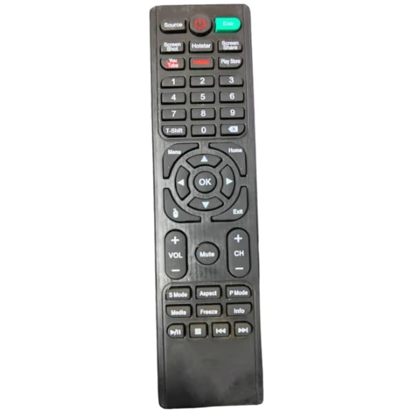 remote control compatible for dynora / bpl / intex led tv