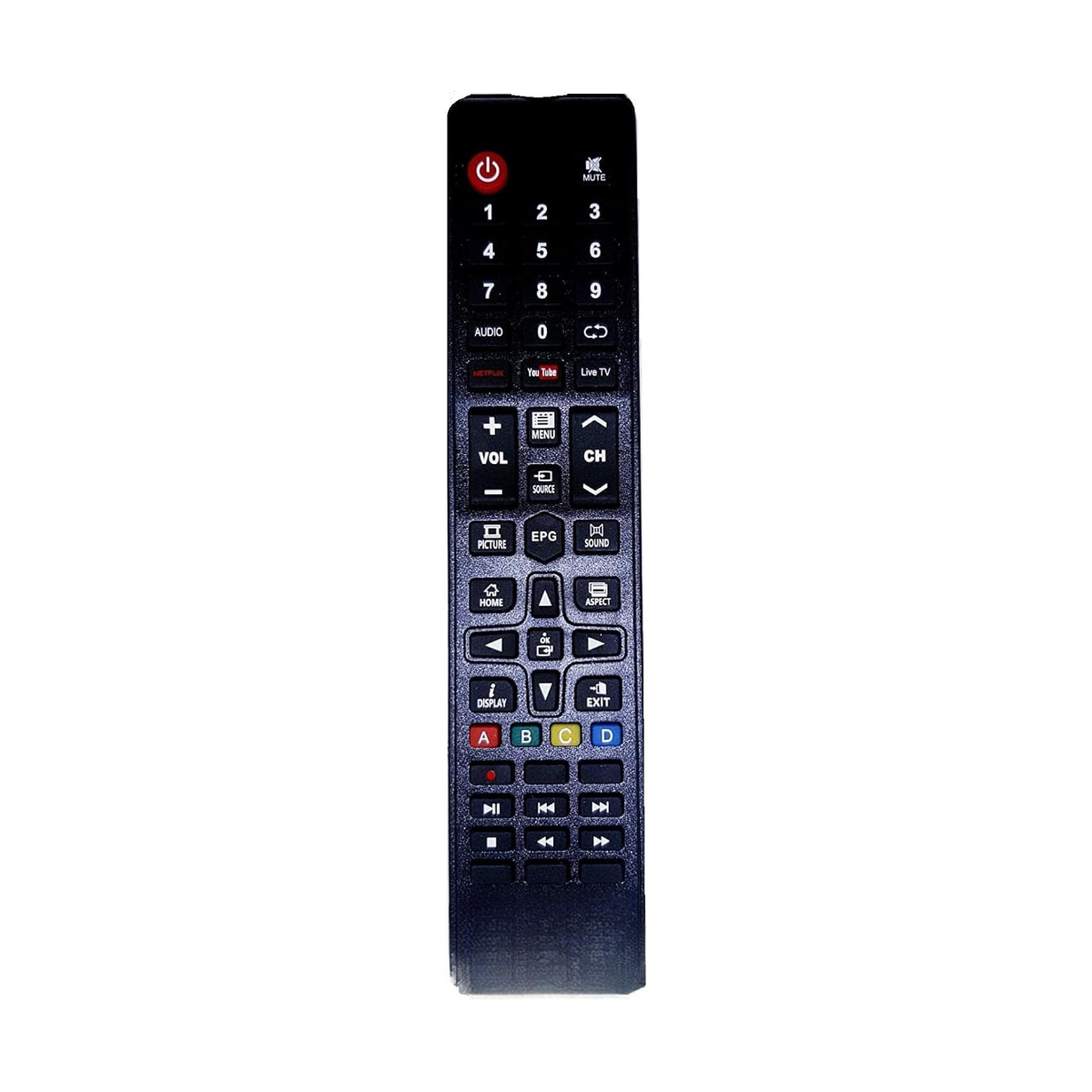 Compatible Remote Control for Treeview/Eairtec/Wisdom Share/Baron Smart Cloud Led Tv with Netflix YouTube Live Tv Function (Please Match Your Old Remote with Given Image Carefully)