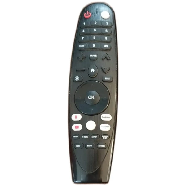 Remote Control Compatible for Khaitan Tv, Treeview Smart TV - Non Voice Supported Remote Control - Please Match The Image with Your Old Remote (Black, 2018-THNQ)