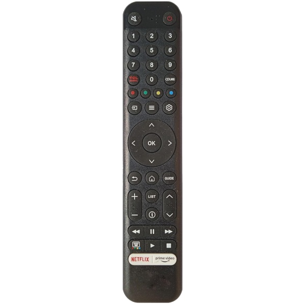 Remote Control Compatible with TCL Android Tv Remote (Without Voice) Compatible Model No. Metallic Bezel-Less S Series 32S5500AF 32L4B 40L4B 32S5500AF
