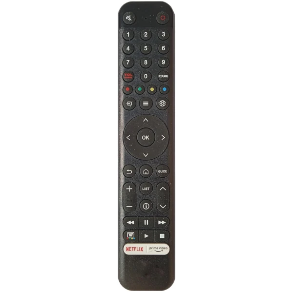 Remote Control Compatible with TCL Android Tv Remote (Without Voice) Compatible Model No. Metallic Bezel-Less S Series 32S5500AF 32L4B 40L4B 32S5500AF